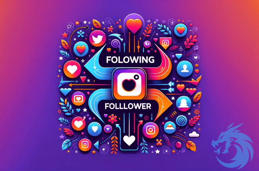 difference between following and followers on instagram